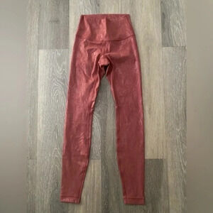 Lululemon Wunder Under High Rise‎ Leggings 28” Shine